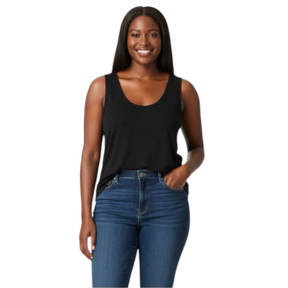 Daily Ritual Size XXL Black Sleeveless Top